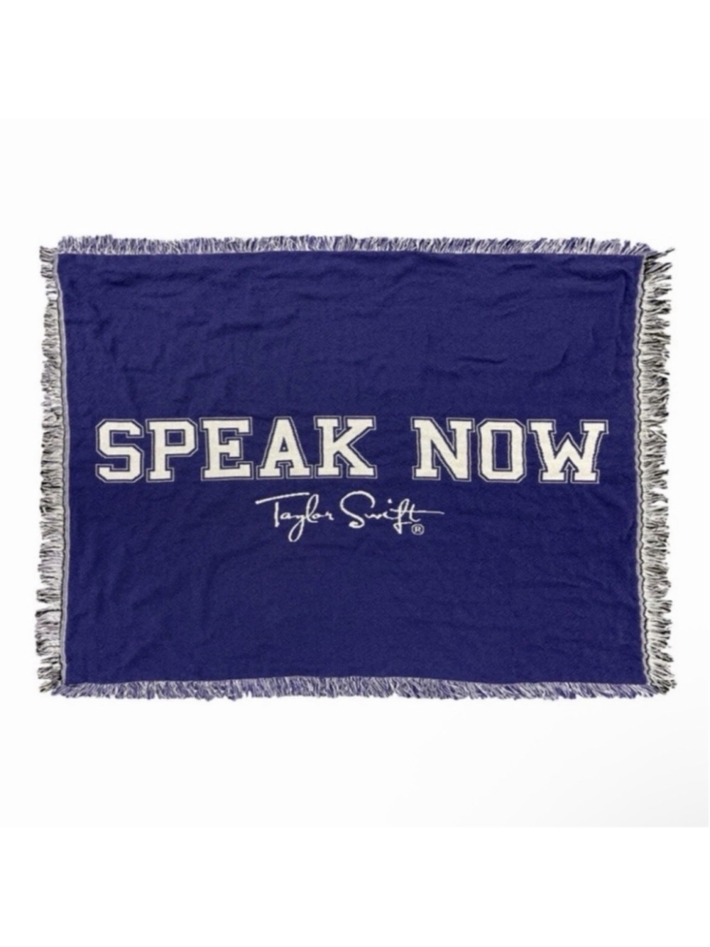 Taylor Swift Speak Now Purple Woven Blanket Official Merch